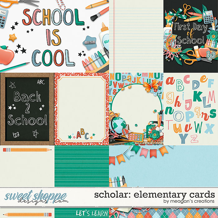Scholar: Elementary Cards by Meagan's Creations Scholar: Elementary Cards by Meagan's Creations