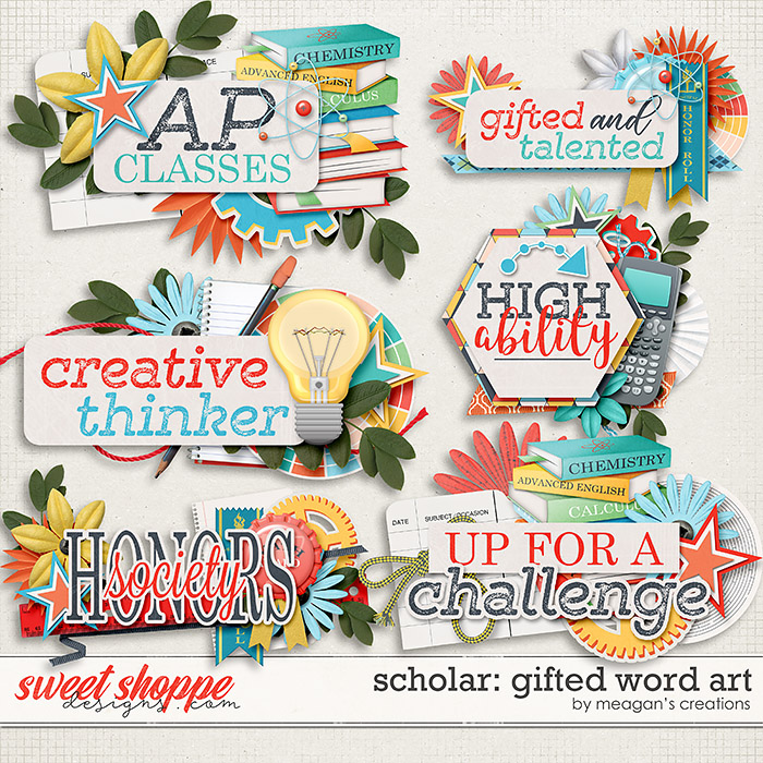 Scholar: Gifted Word Art by Meagan's Creations Scholar: Gifted Word Art by Meagan's Creations