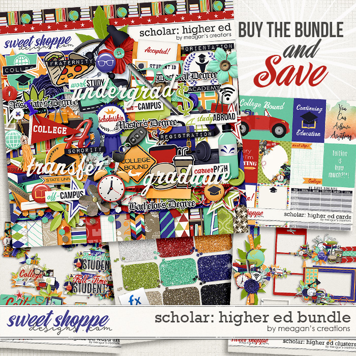 Scholar: Higher Ed Collection Bundle by Meagan's Creations