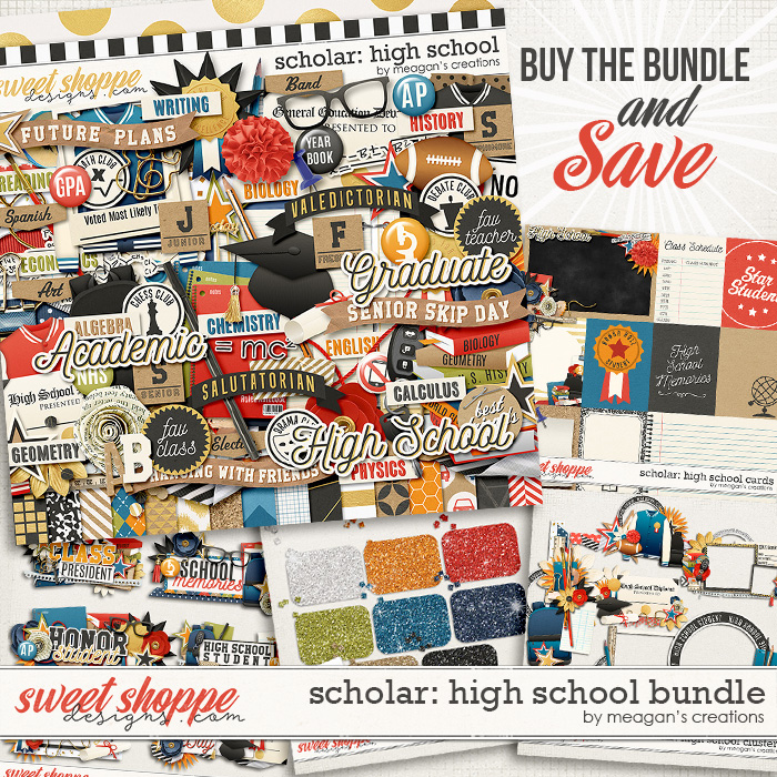 Scholar: High School Collection Bundle by Meagan's Creations