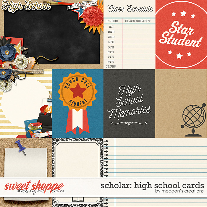 Scholar: High School Cards by Meagan's Creations Scholar: High School Cards by Meagan's Creations