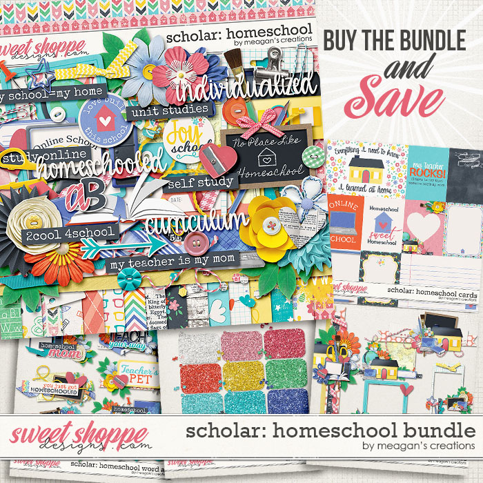 Scholar: Homeschool Collection Bundle by Meagan's Creations
