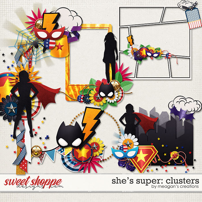 She's Super: Clusters by Meagan's Creations She's Super: Clusters by Meagan's Creations