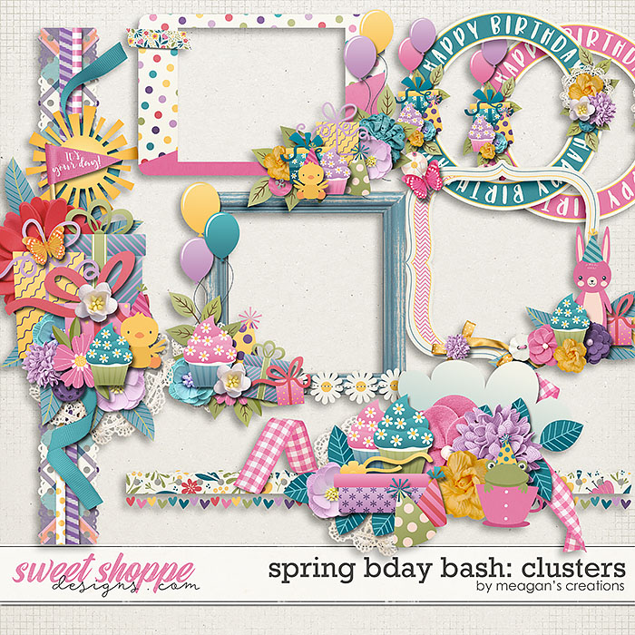 Spring Bday Bash:Clusters by Meagan's Creations