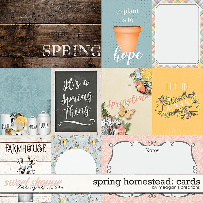 Spring Homestead: Cards by Meagan's Creations Spring Homestead: Cards by Meagan's Creations