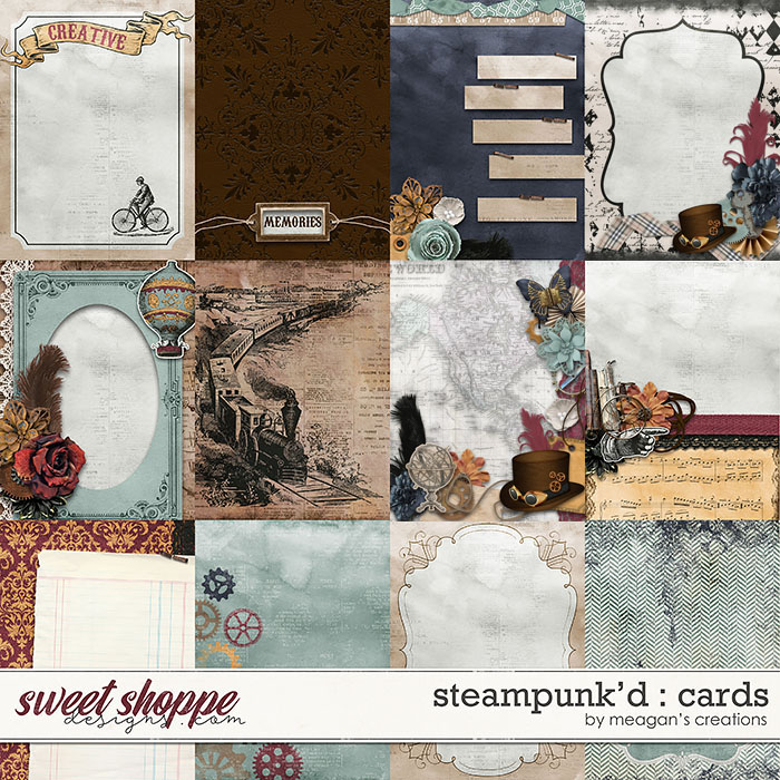 Steampunk'd : Cards by Meagan's Creations