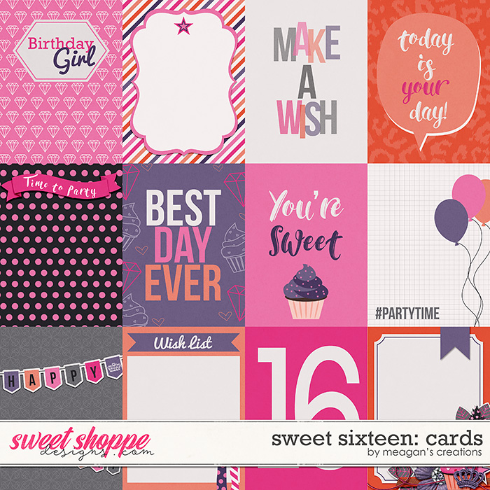 Sweet Sixteen: Cards by Meagan's Creations Sweet Sixteen: Cards by Meagan's Creations