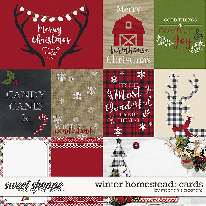 Winter Homestead: Cards by Meagan's Creations