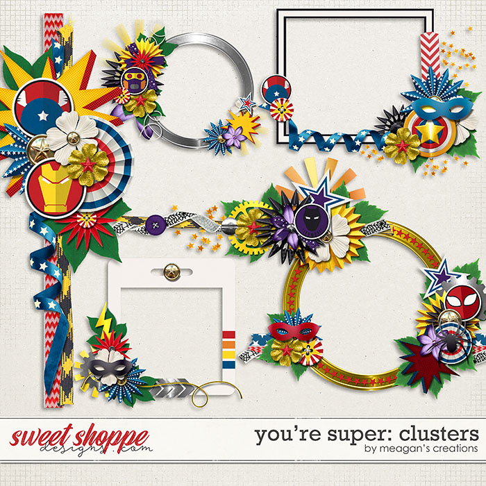 You're Super: Clusters by Meagan's Creations