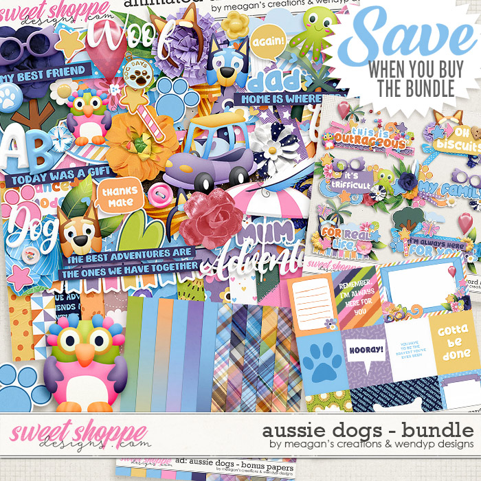 Animated Dream: Aussie Dogs Bundle by Meagan's Creations and WendyP Designs