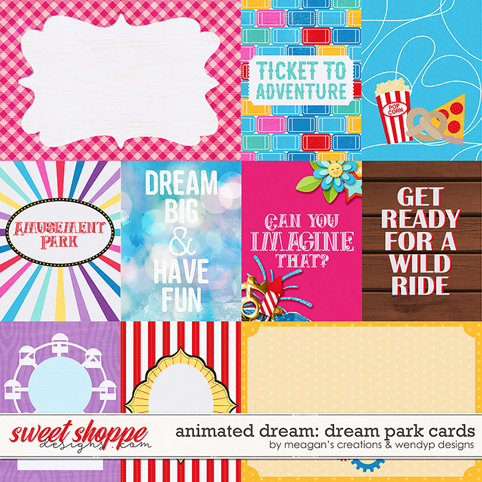 Animated dream: dream park - cards by Meagan's Creations & WendyP Designs