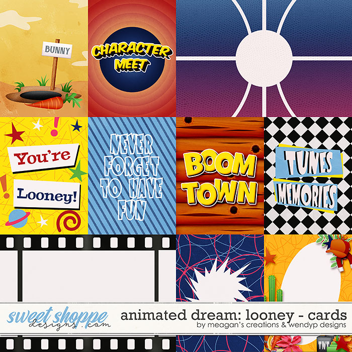 Animated Dream: Looney Cards by Meagan's Creations and WendyP Designs Animated Dream: Looney Cards by Meagan's Creations and WendyP Designs