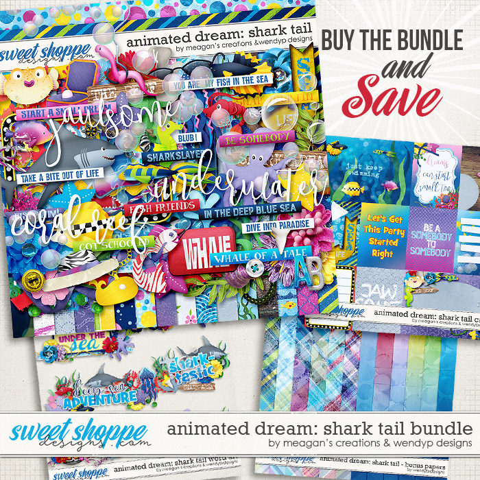 Animated dream: Shark Tail Bundle by Meagan's Creations & WendyP designs