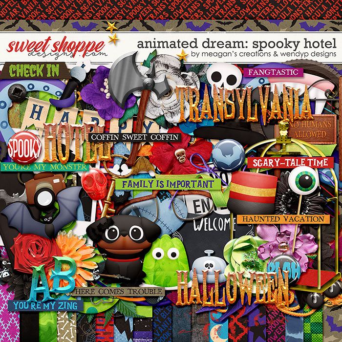 Animated Dream: Spooky Hotel by Meagan's Creations & WendyP Designs