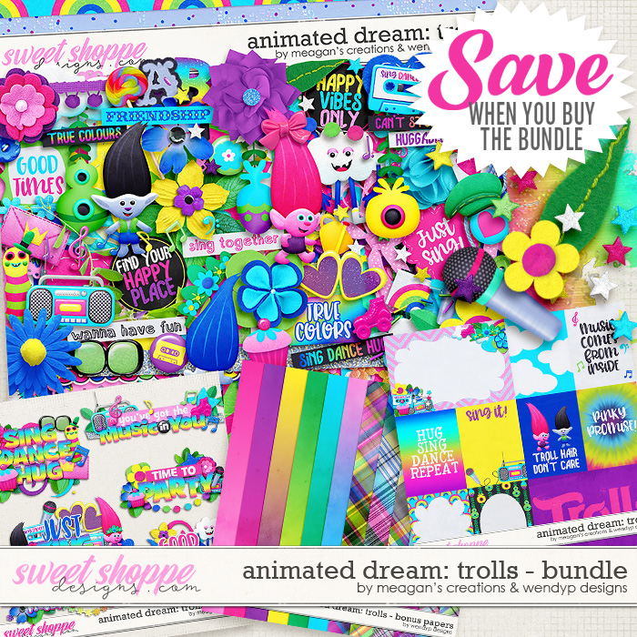Animated Dream: Trolls Bundle by Meagan's Creations and WendyP Designs