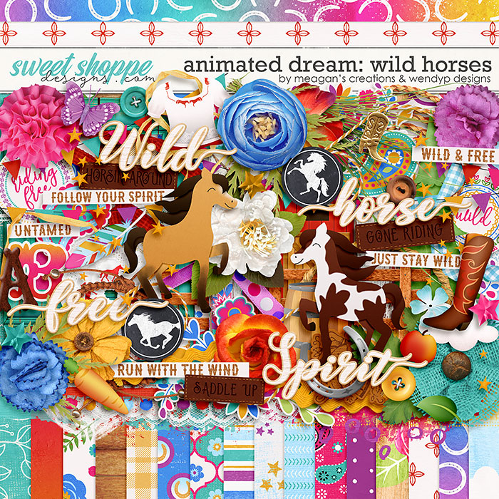 Animated Dream: Wild Horses by Meagan's Creations & WendyP Designs