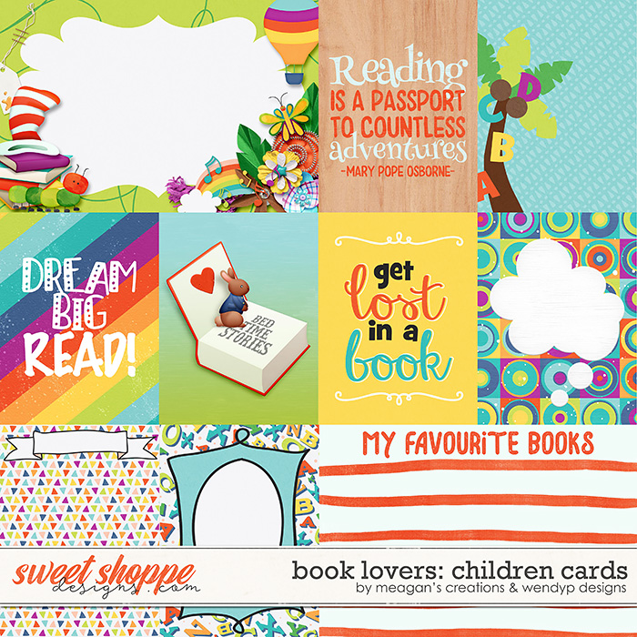 Book Lovers: Children - Cards by Meagan's Creations & WendyP Designs