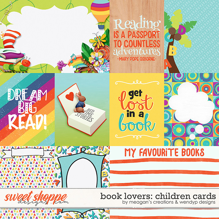 Book Lovers: Children - Cards by Meagan's Creations & WendyP Designs Book Lovers: Children - Cards by Meagan's Creations & WendyP Designs
