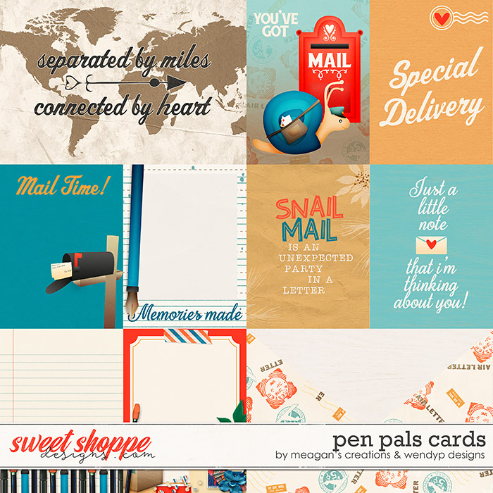 Pen Pals - Cards by Meagan's Creations & WendyP Designs