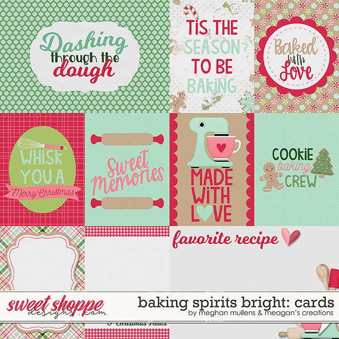 Baking Spirits Bright-Card Pack by Meagan's Creations and Meghan Mullens