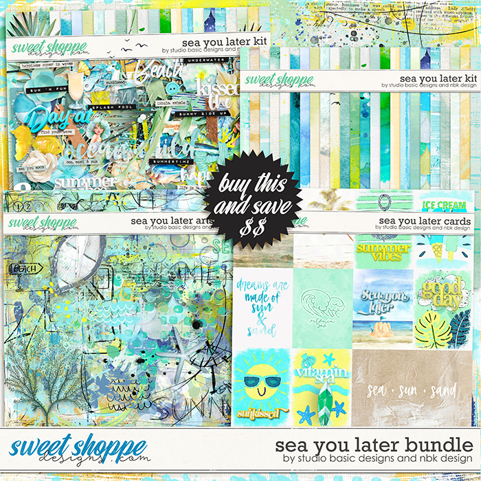 Sea You Later Bundle by Studio Basic and NBK Design