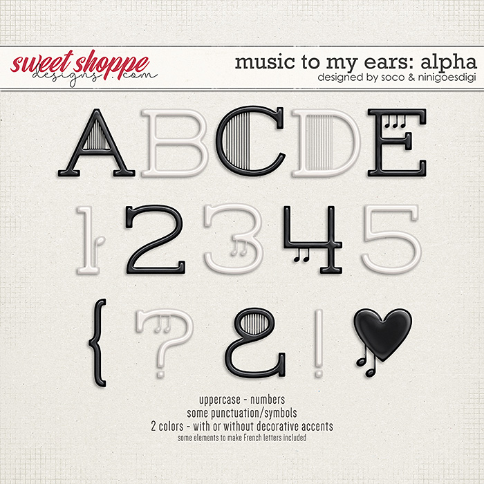 Music To My Ears: Alpha | Designed by Soco and ninigoesdigi