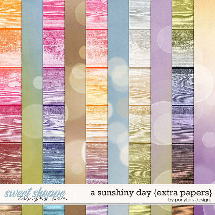 A Sunshiny Day Extra Papers by Ponytails