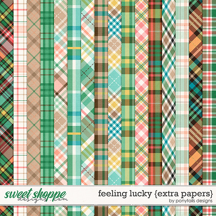 Feeling Lucky Extra Papers by Ponytails