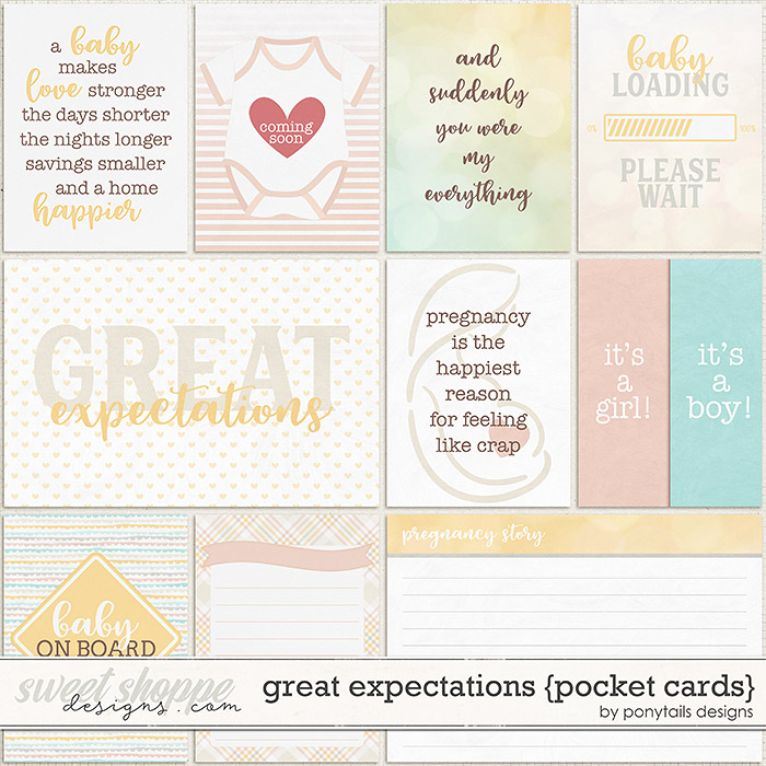 Great Expectations Pocket Cards by Ponytails