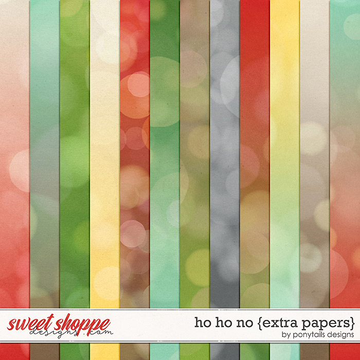 Ho Ho No Extra Papers by Ponytails