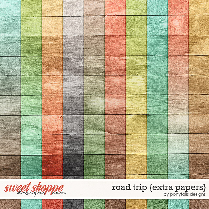 Road Trip Extra Papers by Ponytails