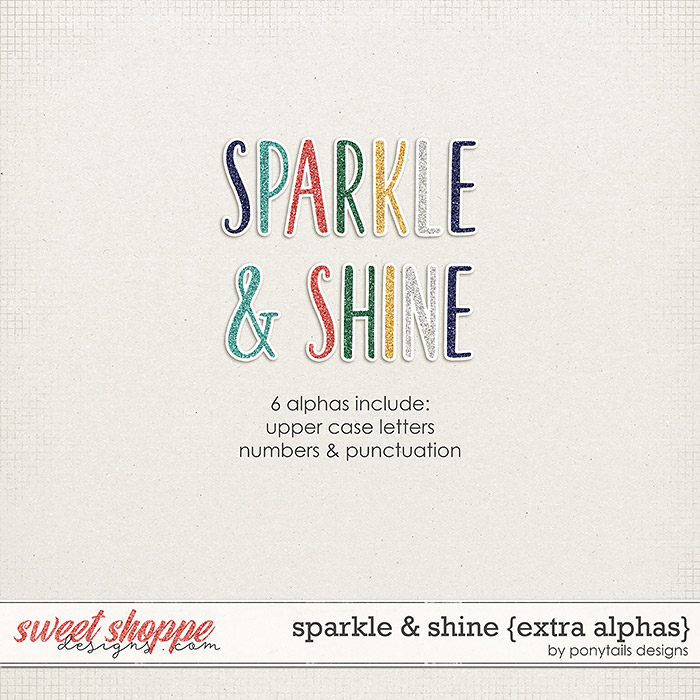 Sparkle & Shine Extra Alphas by Ponytails