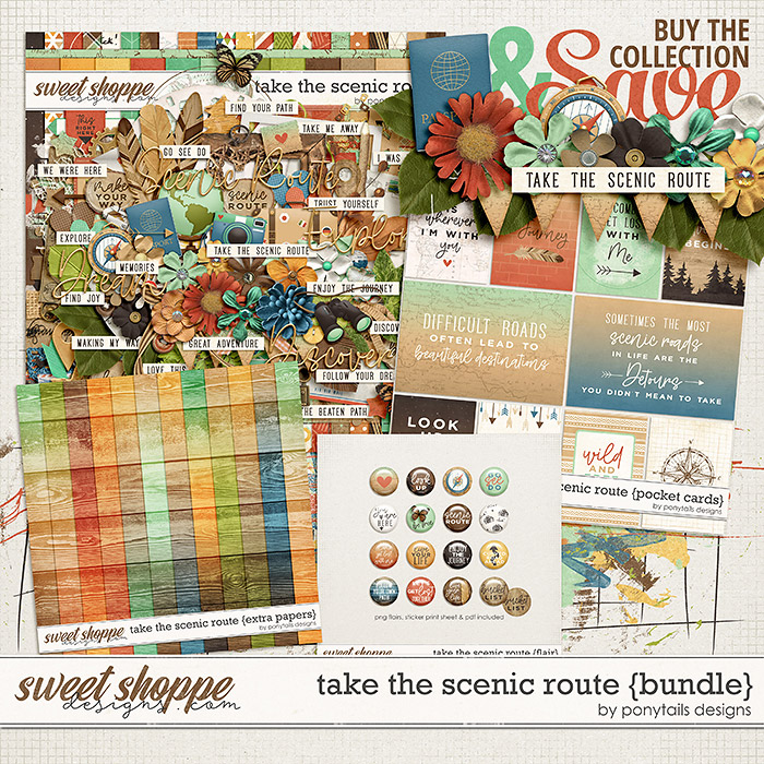 Take the Scenic Route Bundle by Ponytails