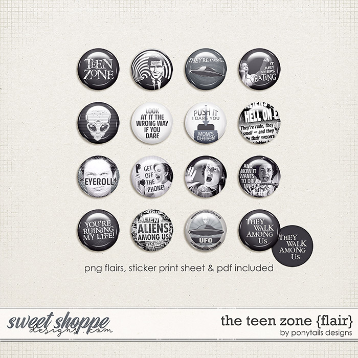 The Teen Zone Flair by Ponytails