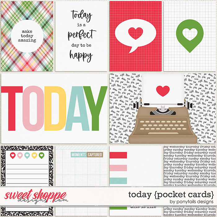 Today Pocket Cards by Ponytails
