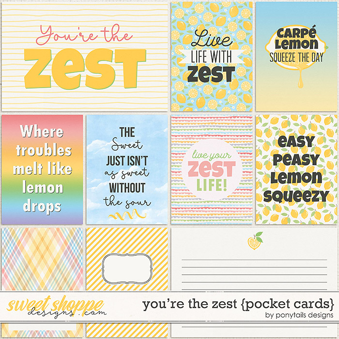 You're the Zest Pocket Cards by Ponytails