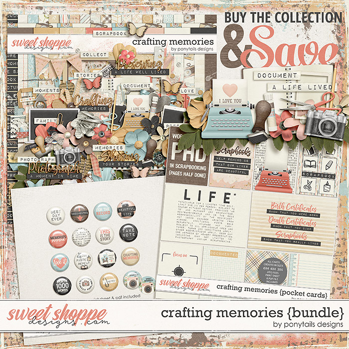 Crafting Memories Bundle by Ponytails