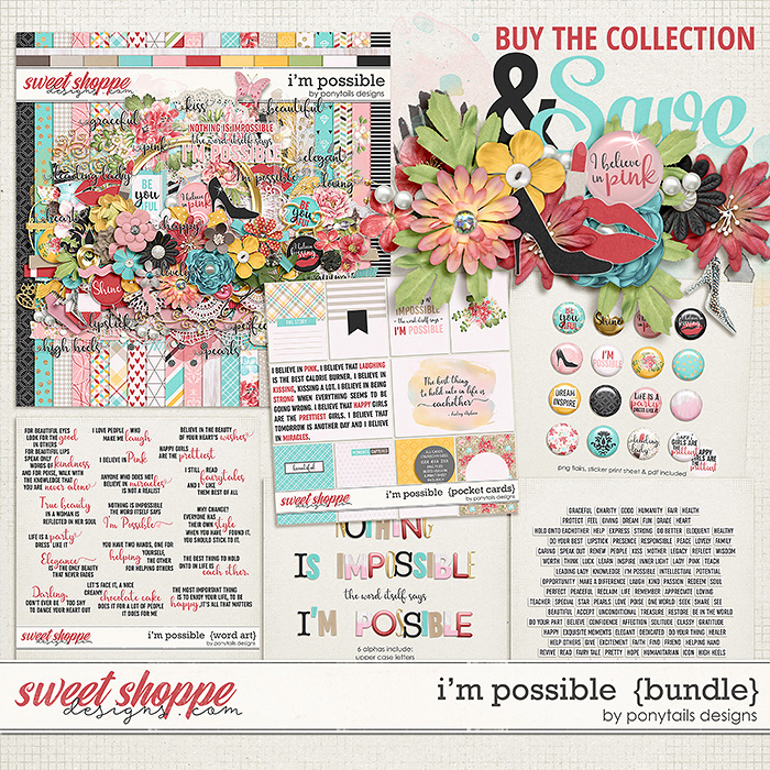 I'm Possible Bundle by Ponytails