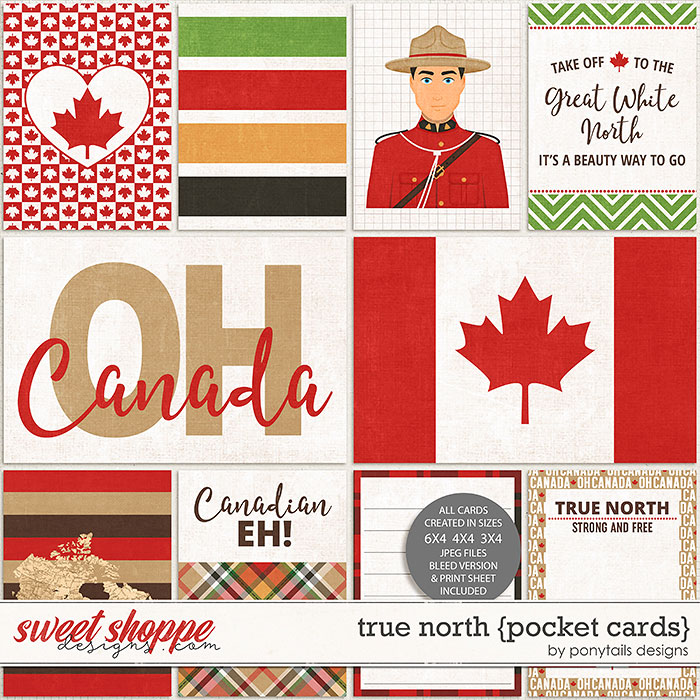 True North Pocket Cards by Ponytails