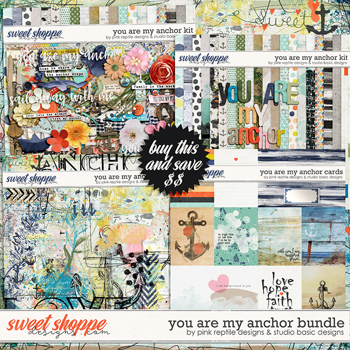 You Are My Anchor Bundle by Studio Basic & Pink Reptile Designs