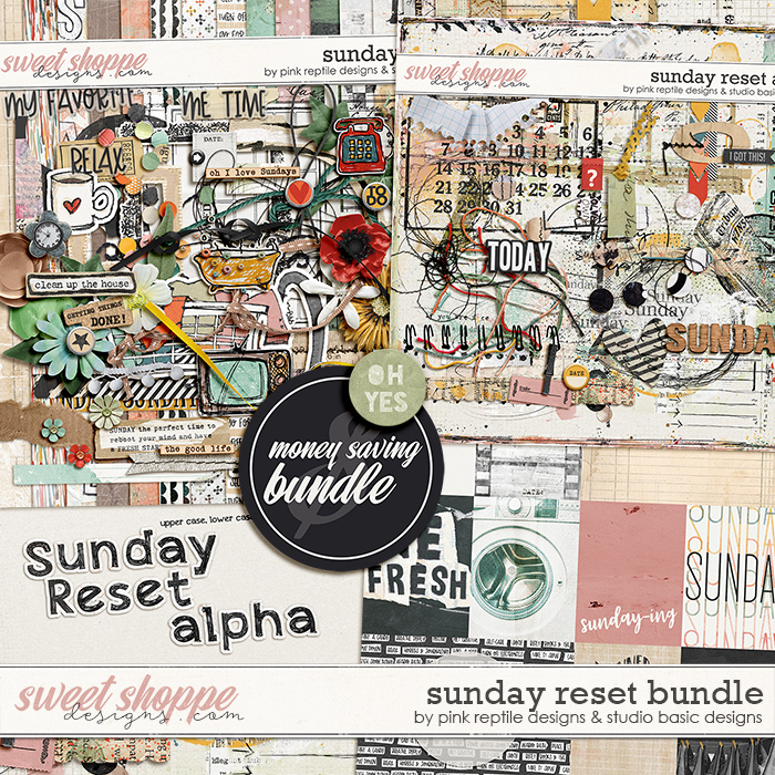 Sunday Reset Bundle by Pink Reptile Designs & Studio Basic