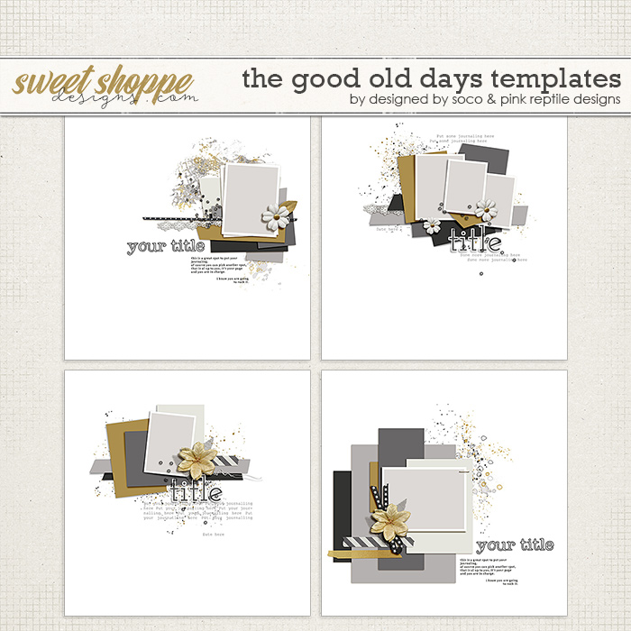 The Good Old Days Templates by Pink Reptile Designs and Designed by Soco