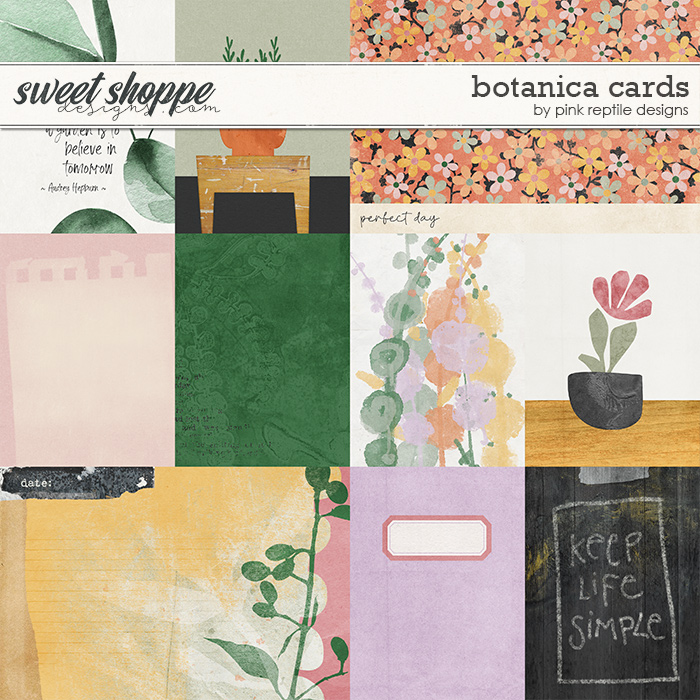 Botanica Cards by Pink Reptile Designs