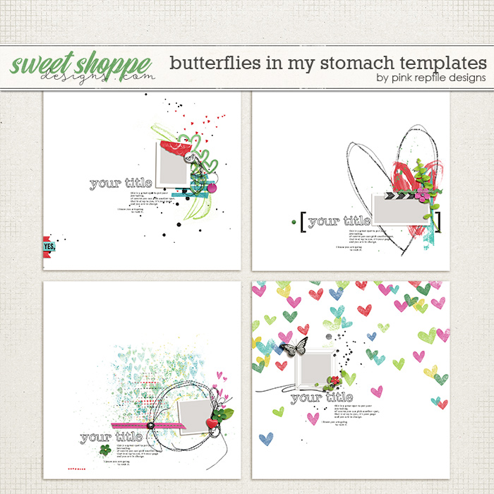 Butterflies in My Stomach Templates by Pink Reptile Designs