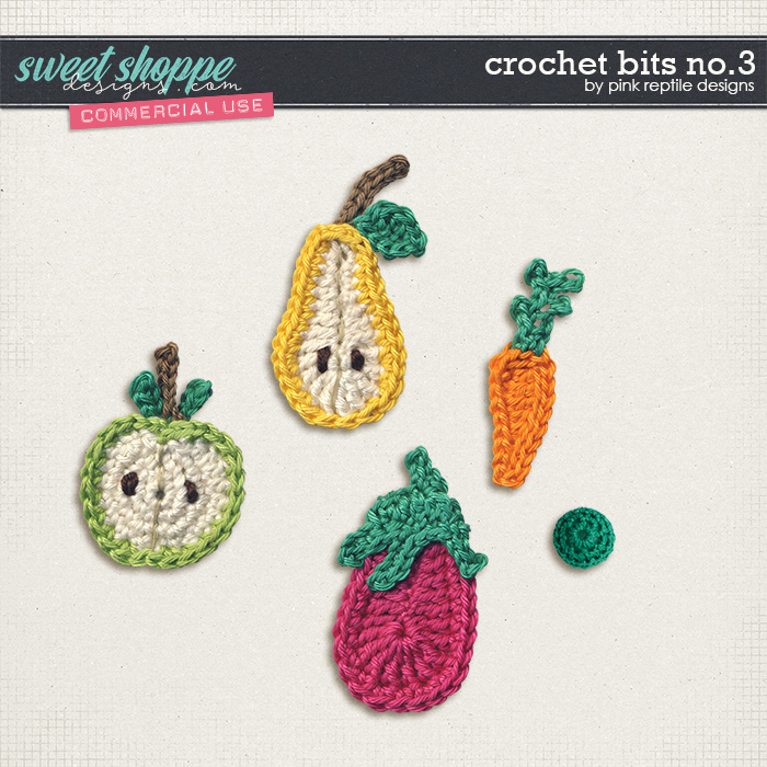 CU | Crochet Bits No.03 by Pink Reptile Designs CU | Crochet Bits No.03 by Pink Reptile Designs