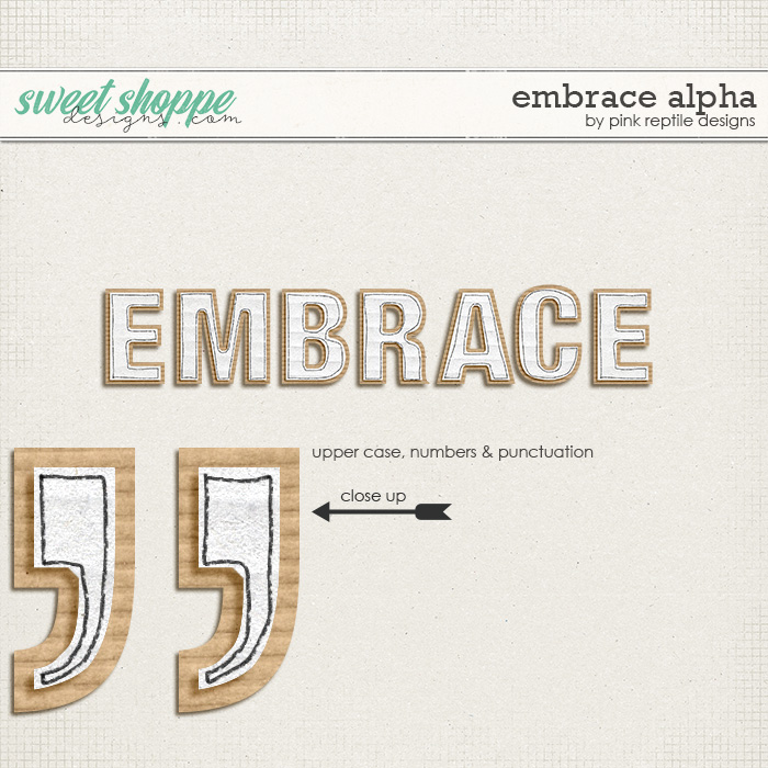 Embrace Alpha by Pink Reptile Designs Embrace Alpha by Pink Reptile Designs