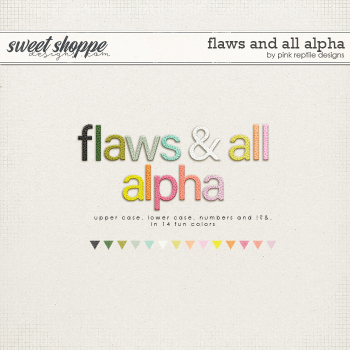 Flaws and All Alpha by Pink Reptile Designs
