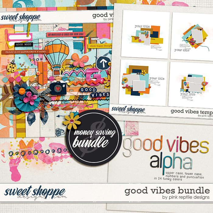 Good Vibes Bundle by Pink Reptile Designs