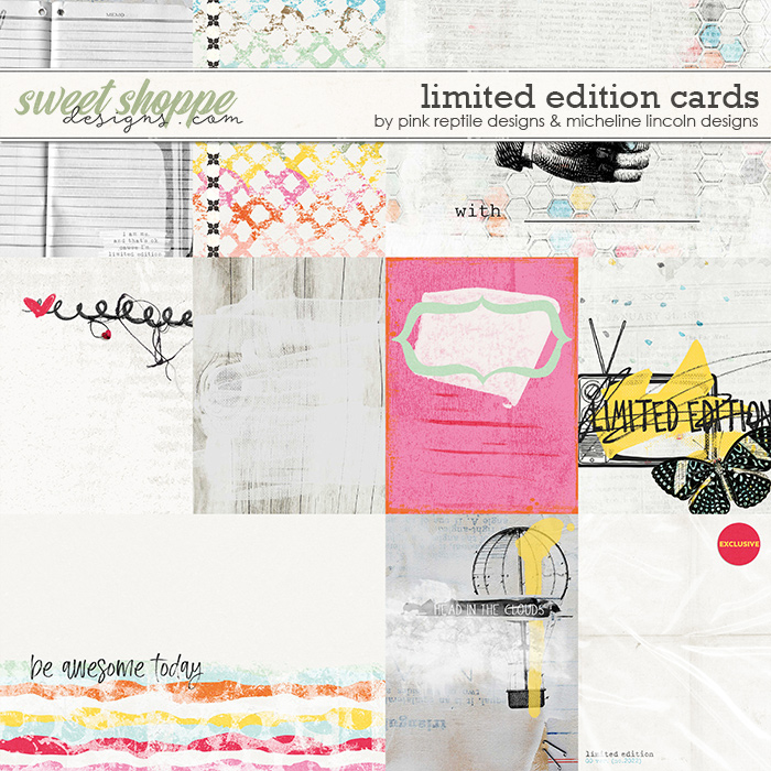 Limited Edition Cards by Pink Reptile Designs and Micheline Lincoln Designs