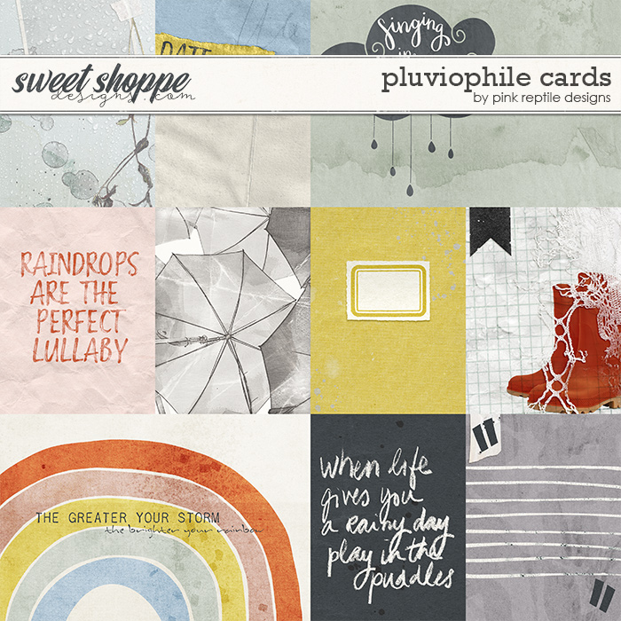 Pluviophile Cards by Pink Reptile Designs